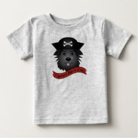 Captain Black Dog - Baby Fine Jersey T-Shirt