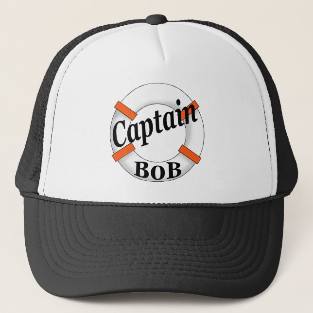 captain bob trucker hat (Front)