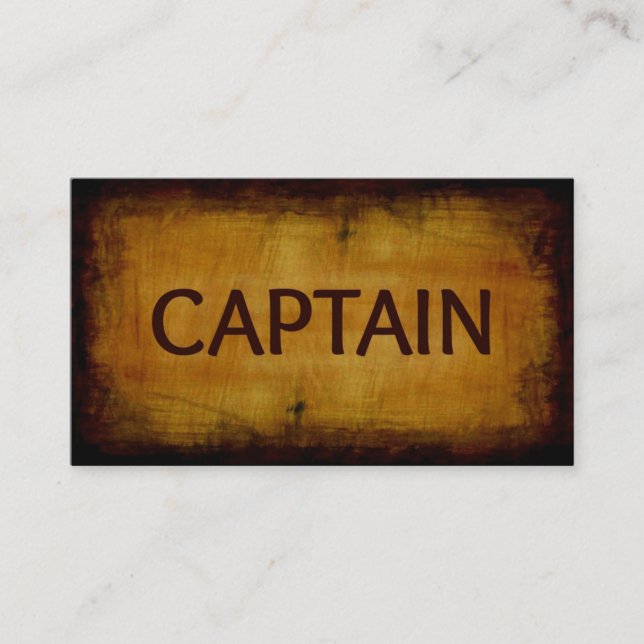 Captain Business Card (Front)