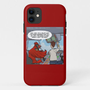 Captain Byrd Cardinal Jet Pilot Funny iPhone5 Case