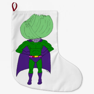 Captain Cabbage Large Christmas Stocking