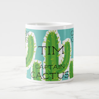 “Captain Cactus” Special Design Jumbo Large Coffee Mug