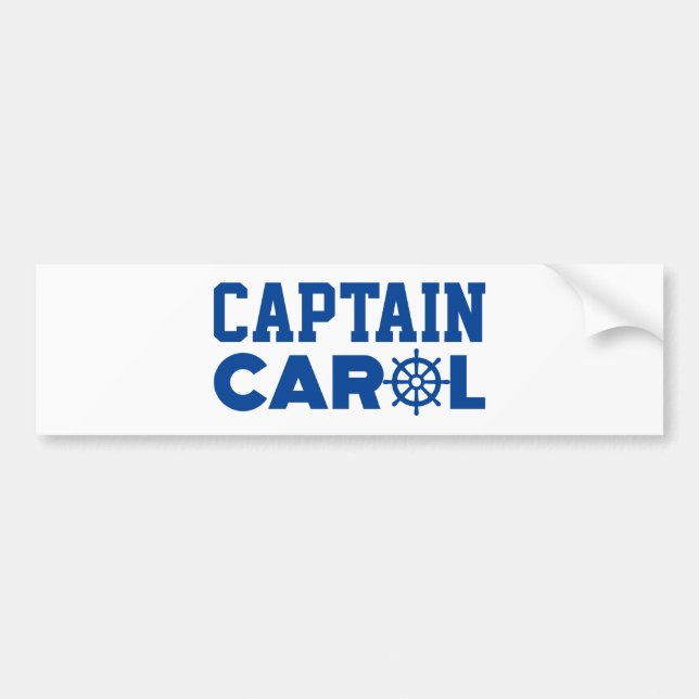 Captain Carol Bumper Sticker (Front)