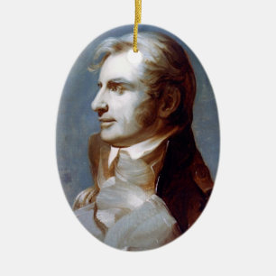 Captain Charles Stewart Ceramic Tree Decoration