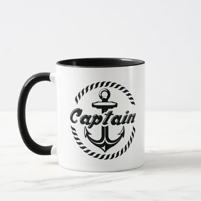 Captain Coffee Mug (Left)