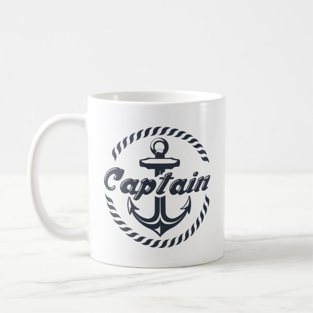 Captain Coffee Mug (Left)