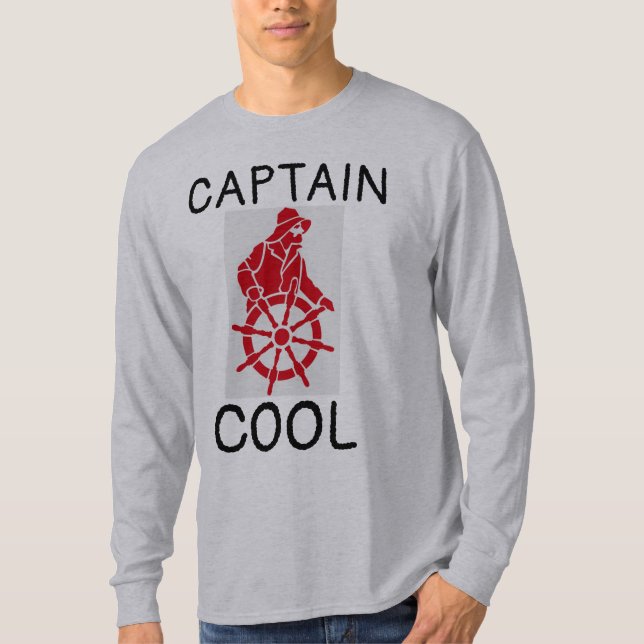 CAPTAIN COOL,  MEN'S NAUTICAL T-Shirts (Front)