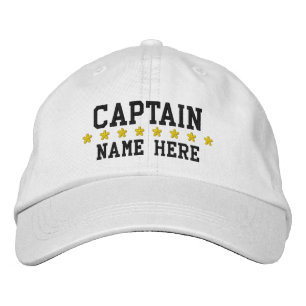 Captain - customisable embroidered hat