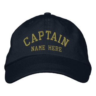 Captain - customisable embroidered hat