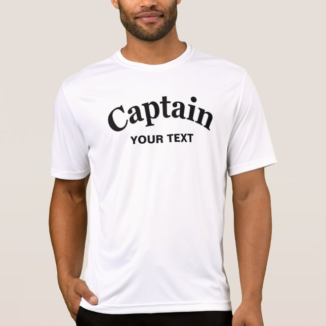 CAPTAIN - CUSTOMIZABLE T-Shirt (Front)