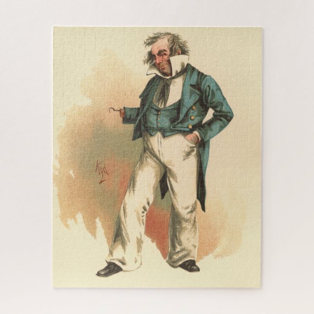 Captain Cuttle from Dombey and Son Jigsaw Puzzle (Vertical)