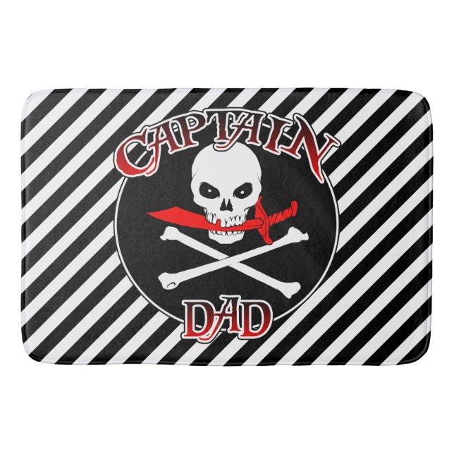 Captain Dad Bath Mat (Front)