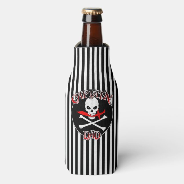 Captain Dad Bottle Cooler (Bottle Front)