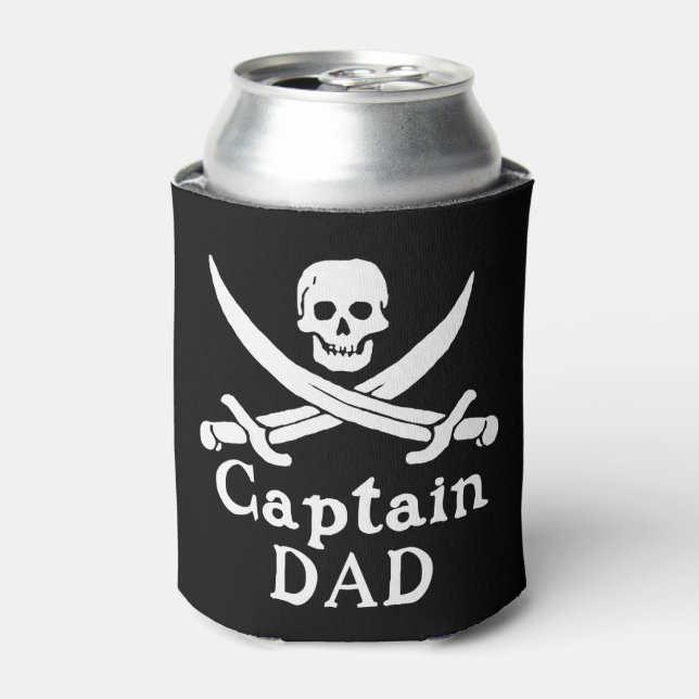 Captain Dad -  Classic Can Cooler (Can Front)