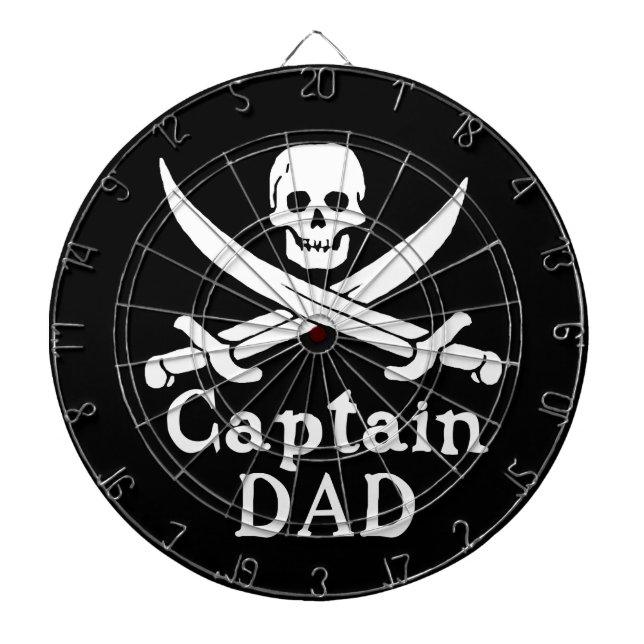 Captain Dad -  Classic Dartboard (Front)