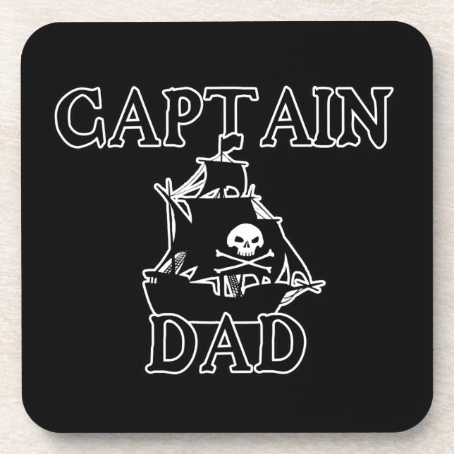 Captain Dad Coaster (Front)