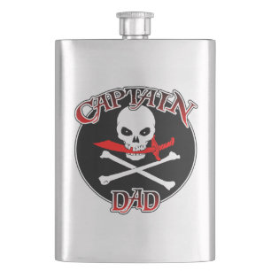 Captain Dad (Cutlass)Flask Hip Flask