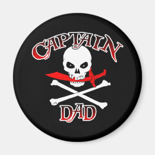 Captain Dad (Cutlass)Magnet Magnet