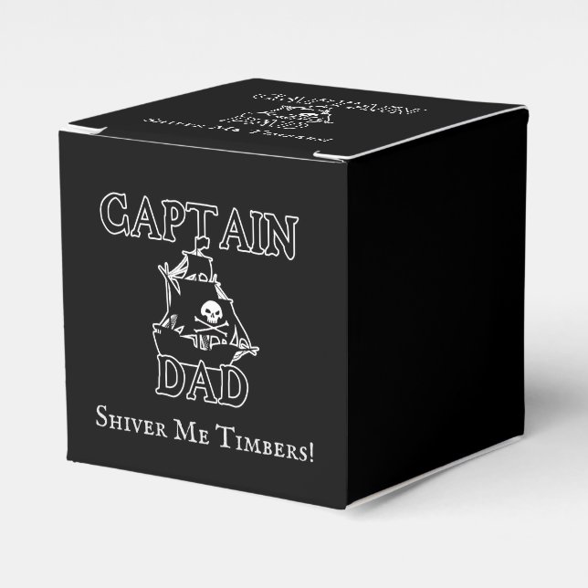 Captain Dad - Ghostly Galleon Favour Box (Front Side)