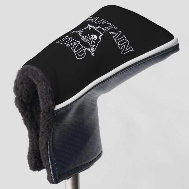 Captain Dad -  Ghostly Galleon Golf Head Cover (3/4 Front)