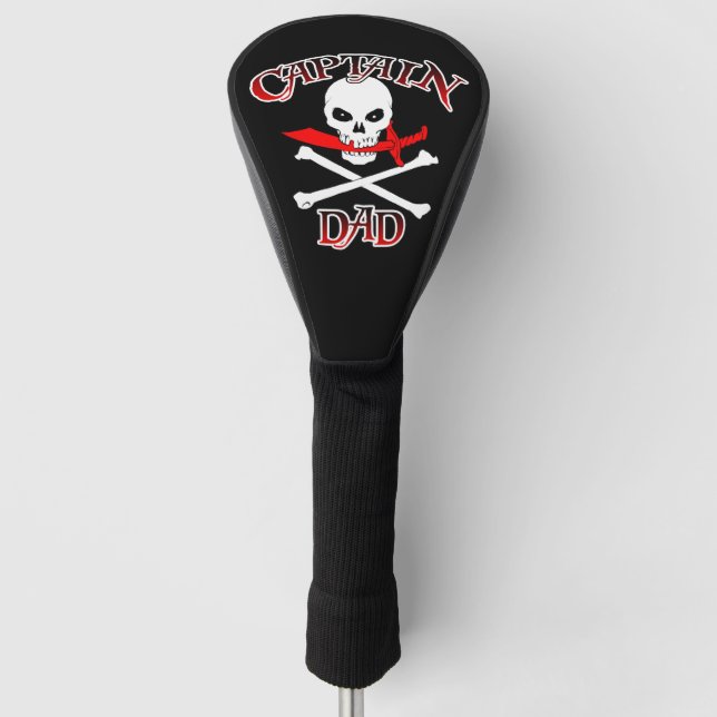Captain Dad Golf Head Cover (Front)