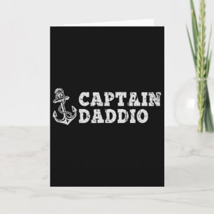 Captain Daddio Sailing Boating Vintage Boat Anchor Card