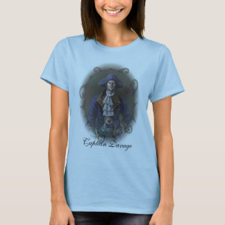 Captain Davage 2, Captain Davage ladies fitted T-Shirt