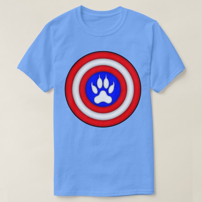 Captain Doggers Shield T-Shirt (Design Front)