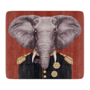 Captain Elephant Cutting Board