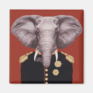 Captain Elephant Magnet