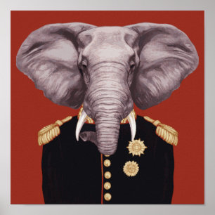 Captain Elephant Poster