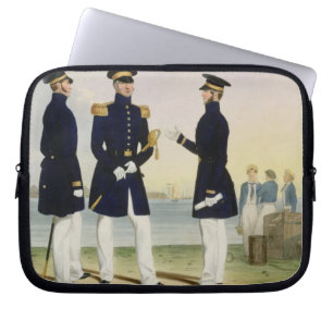 Captain, Flag Officer and Commander (Undress) plat Laptop Sleeve