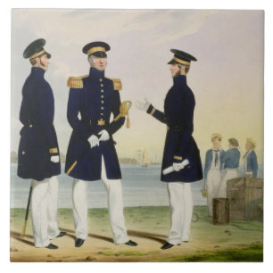 Captain, Flag Officer and Commander (Undress) plat Tile