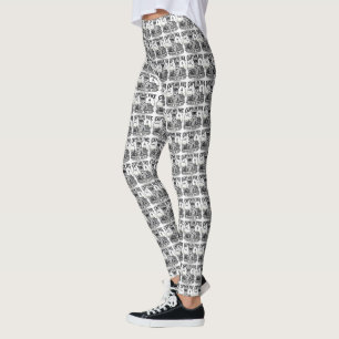 Captain Fox Guardian of Seas Nautical Design Leggings