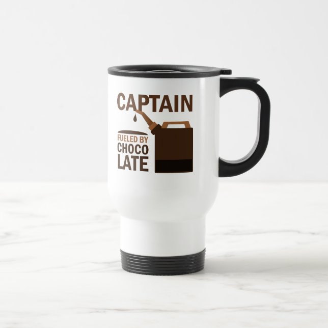 Captain Gift (Funny) Travel Mug (Right)