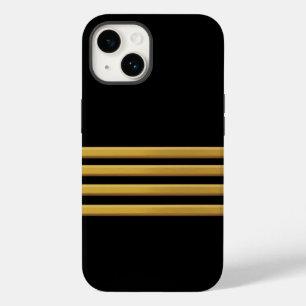 Captain gold stripes Case-Mate iPhone case