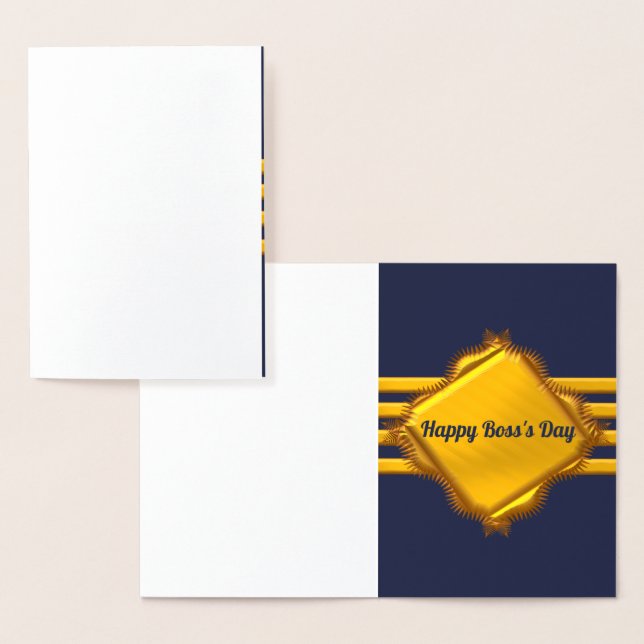 Captain gold stripes foil card (Display)