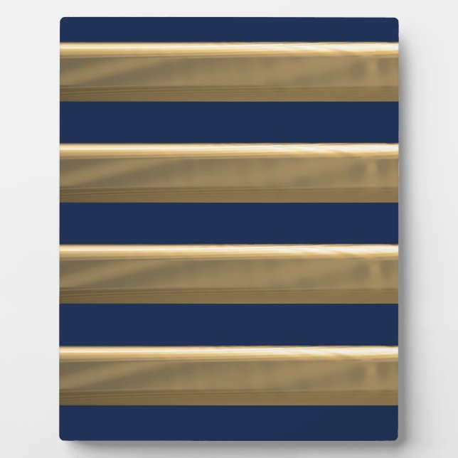 Captain gold stripes plaque (Front)
