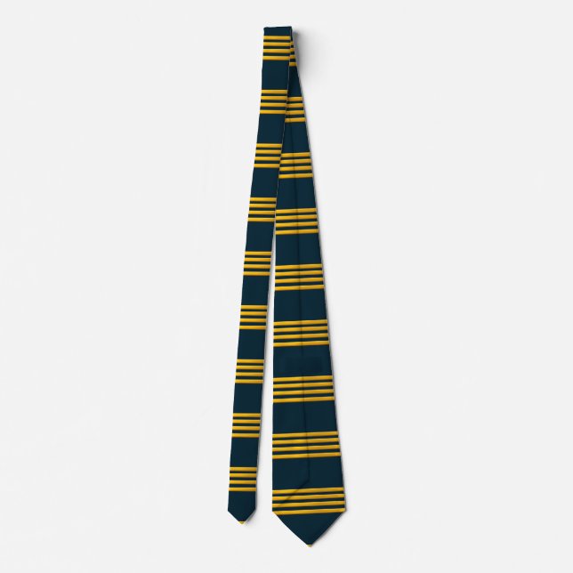 Captain gold stripes , tie (Back)