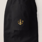 Captain Golden Star Anchor Your Text and initials (Design Right)