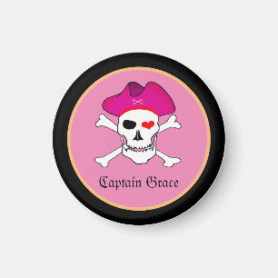 Captain "Grace" & Pirates - Treasure Island /Girls Magnet