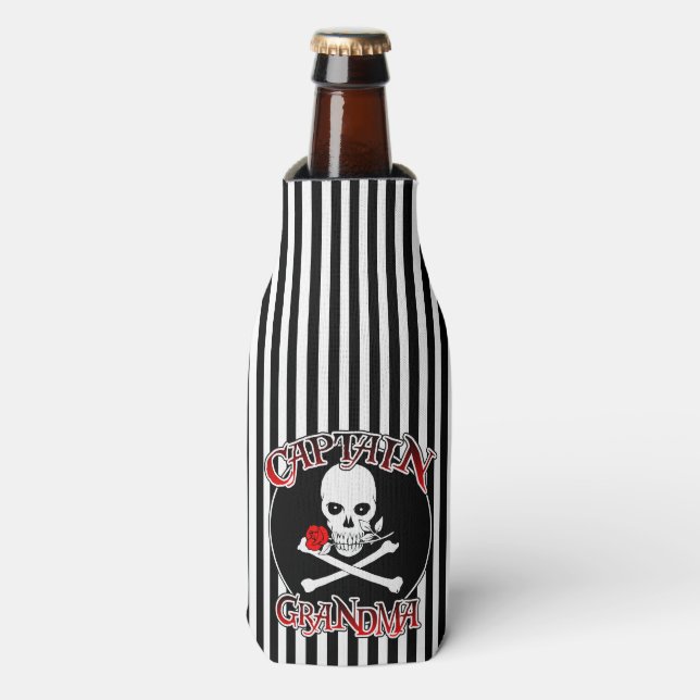 Captain Grandma Bottle Cooler (Bottle Front)