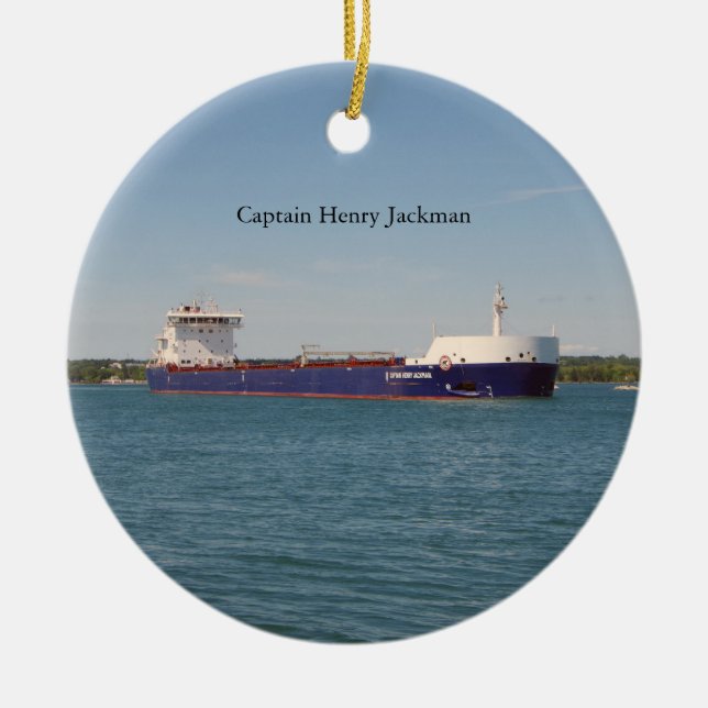 Captain Henry Jackman 2021 ornament (Front)