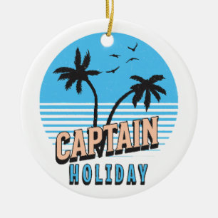 Captain Holiday Ceramic Tree Decoration
