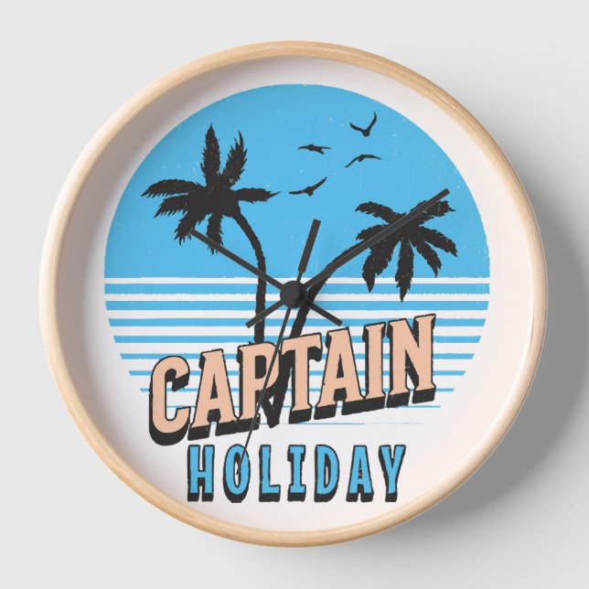 Captain Holiday Clock (Front)