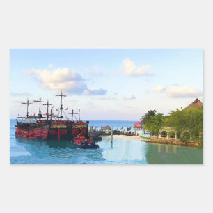 Captain Hook Pirate Ship, Cancun Stickers