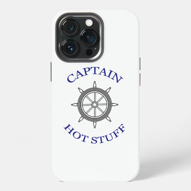 "Captain Hot Stuff”  iPhone Case (Back)