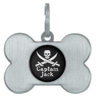 Captain Jack Pet Tag