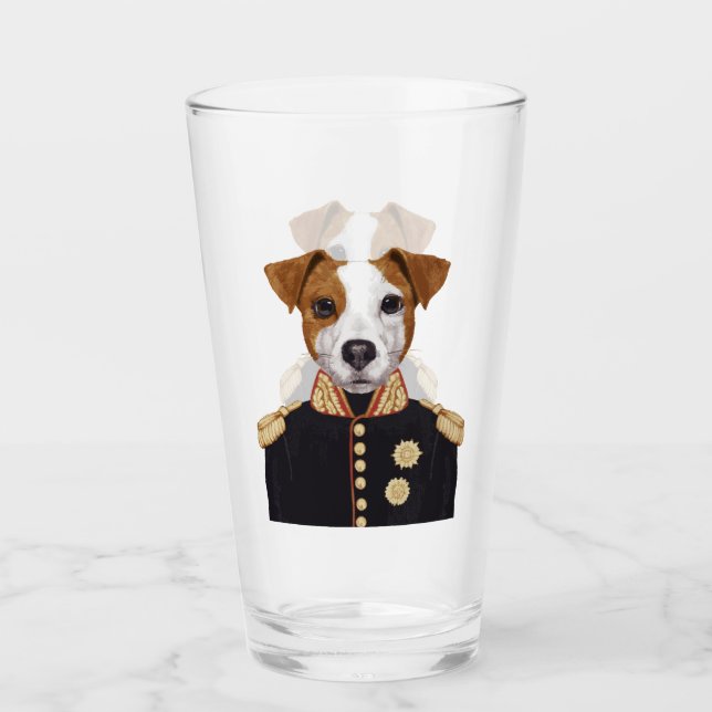 Captain Jack Russell Glass (Front)