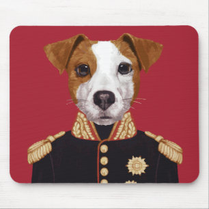 Captain Jack Russell Mouse Pad